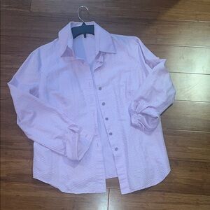Escada Men's Soft Pink Casual Button Down Shirt